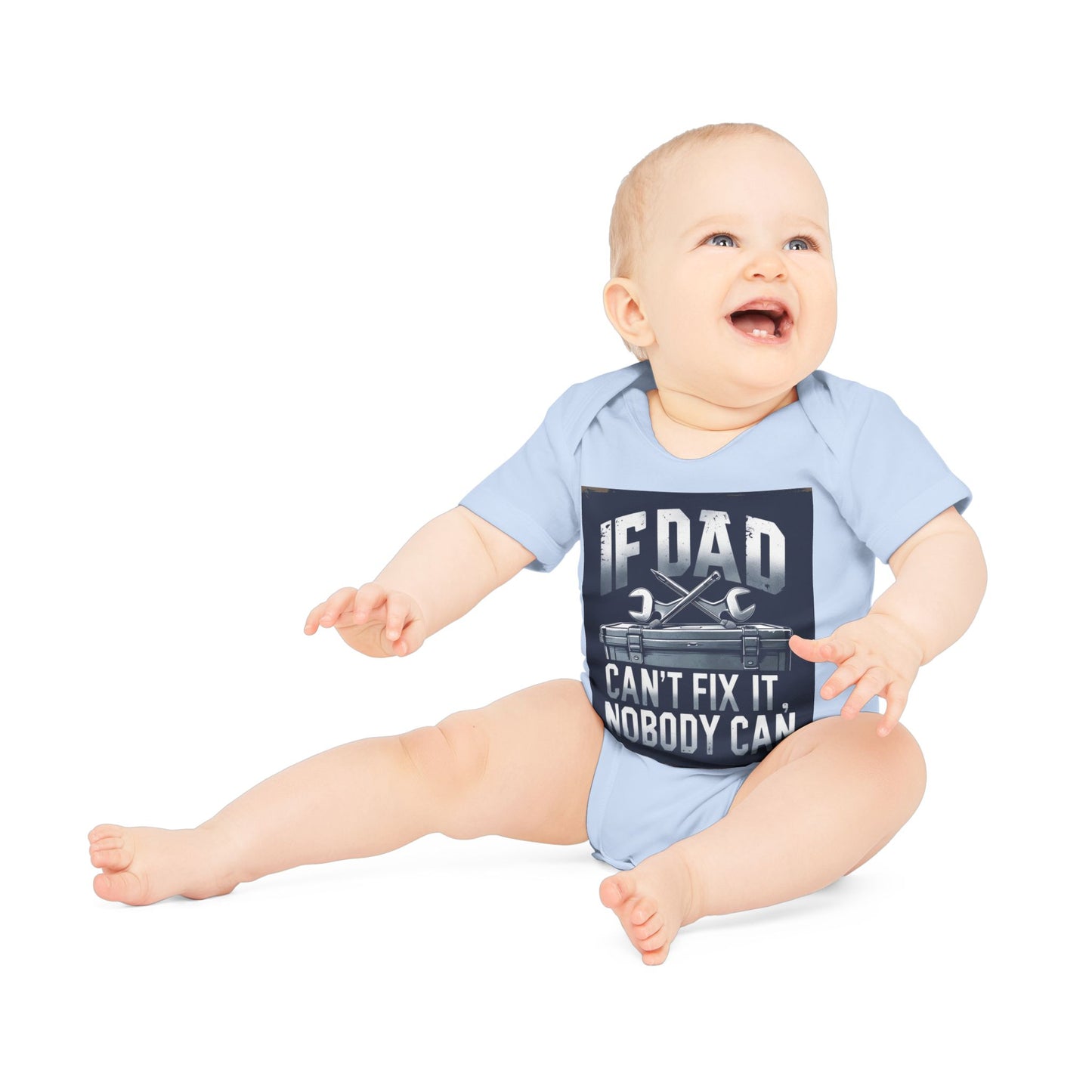 Baby Bodysuit - Special Father's Day Gift Organic Short Sleeve