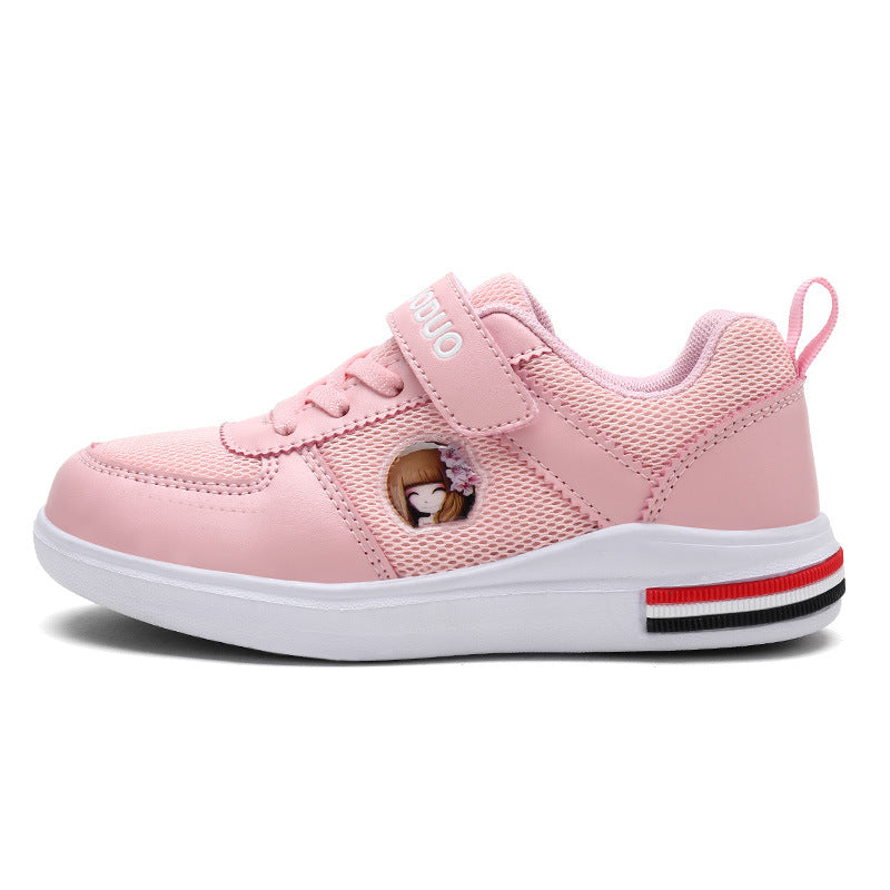 Atmungsaktive Netzschuhe Mädchen Sneakers