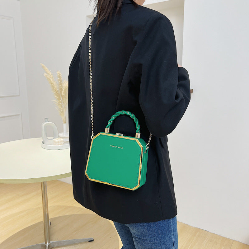 Mini Women's Bag Shoulder Bag Cosmetic Bag Trendy Backpack Lady's Bag Hard Shell Stereotyped Bag