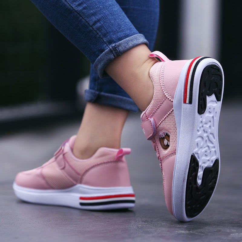 Atmungsaktive Netzschuhe Mädchen Sneakers