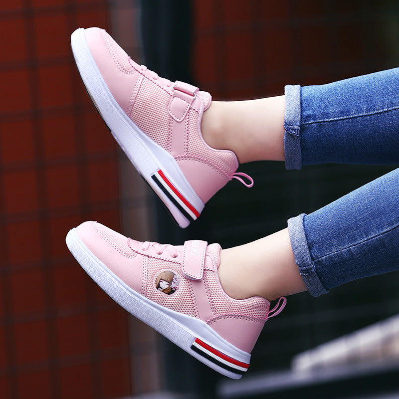 Atmungsaktive Netzschuhe Mädchen Sneakers