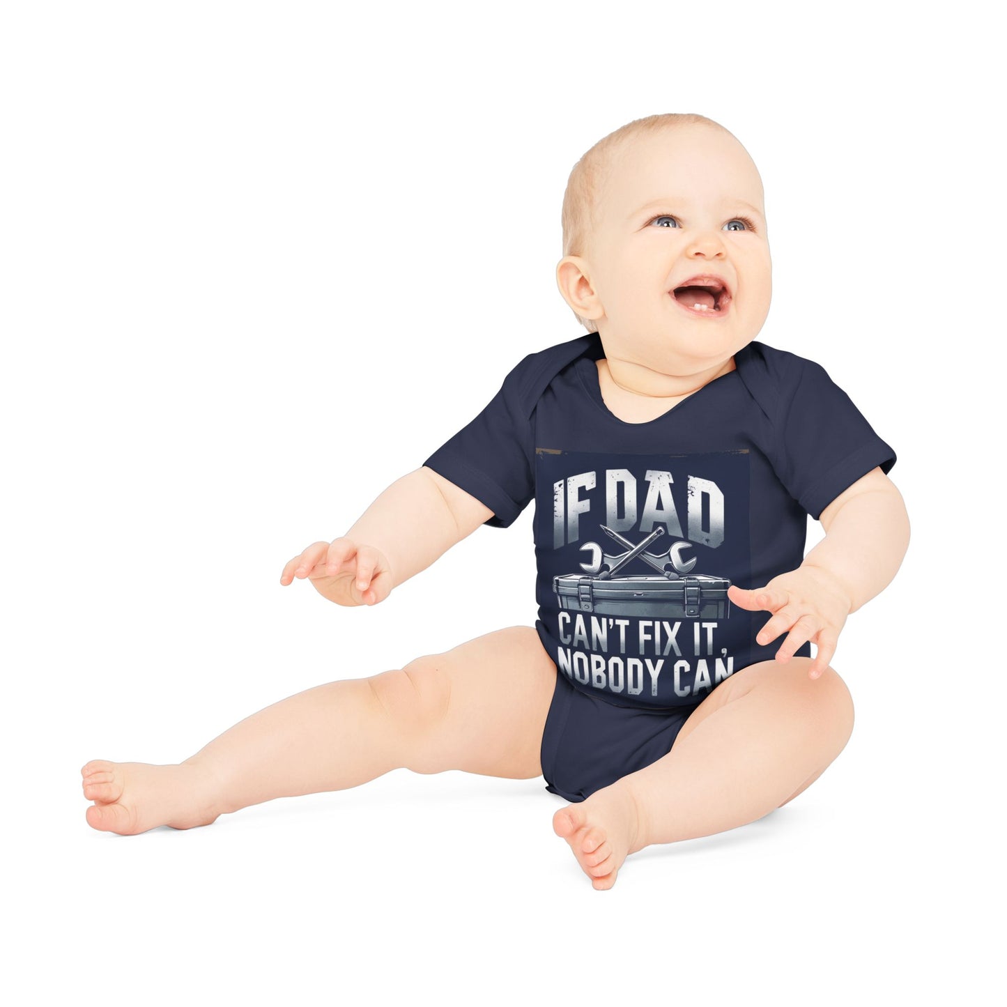 Baby Bodysuit - Special Father's Day Gift Organic Short Sleeve