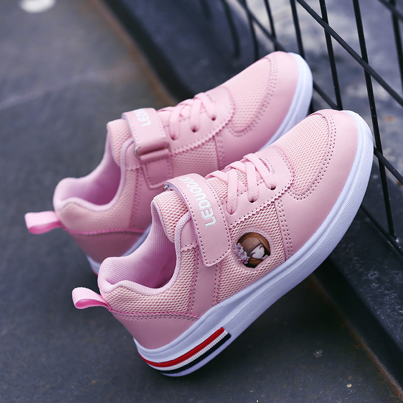 Atmungsaktive Netzschuhe Mädchen Sneakers