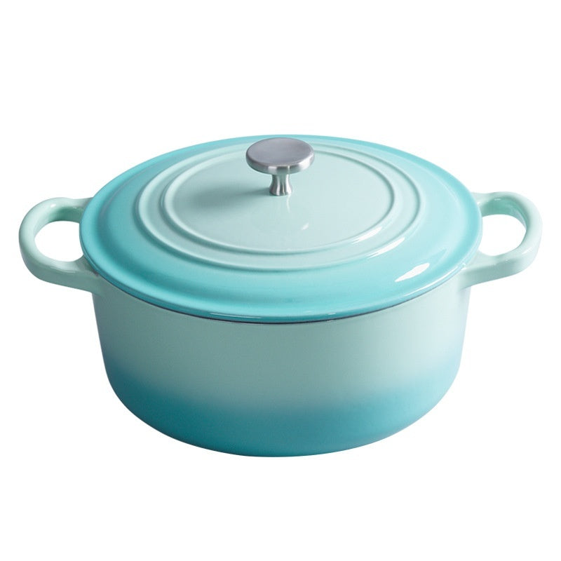 Dutch Iron Cooker Emaille Suppentopf Verdickter Gusstopf