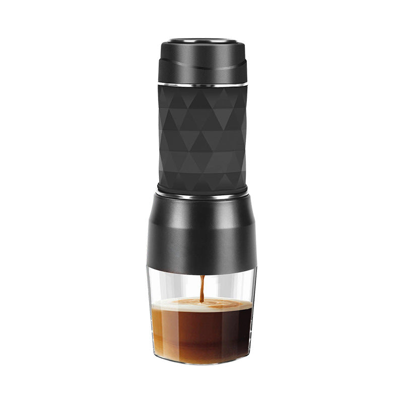 3-in-1 Manual Coffee Maker | Nespresso & Ground Coffee | No Electricity Needed.