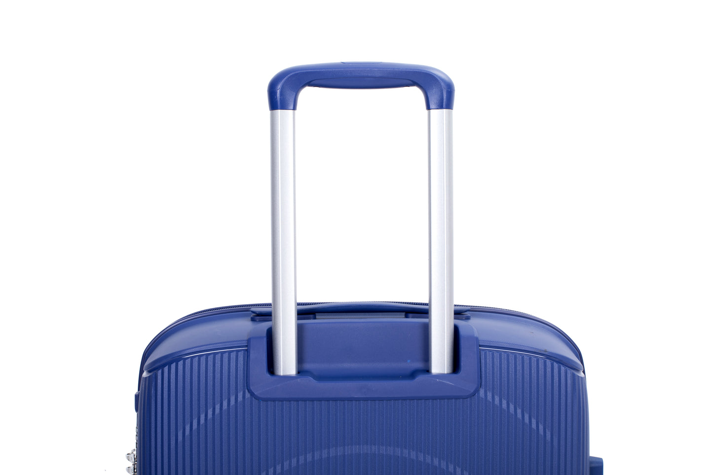 Erweiterbarer Hartschalenkoffer mit Doppel-Spinner-Rädern, PP-Gepäcksets, leicht, langlebig, 3-teiliges Set (20/24/28), Marineblau