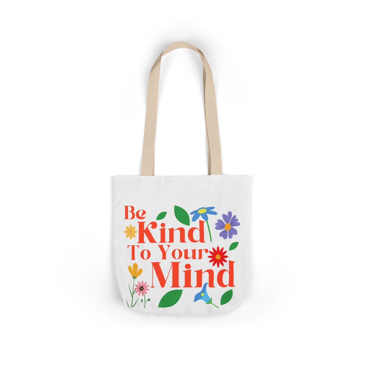 Canvas Tote Bag - Summer Beach Design