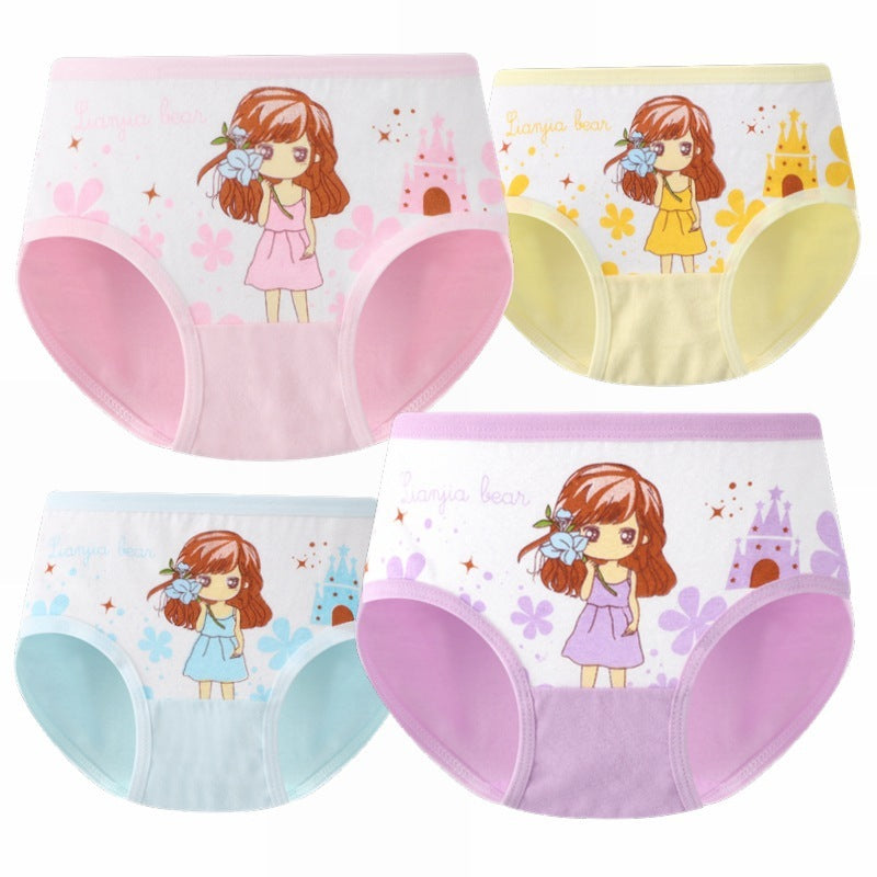 Mädchen Unterwäsche Baumwolle Kinderunterwäsche Baby Slips Kinder Student Shorts