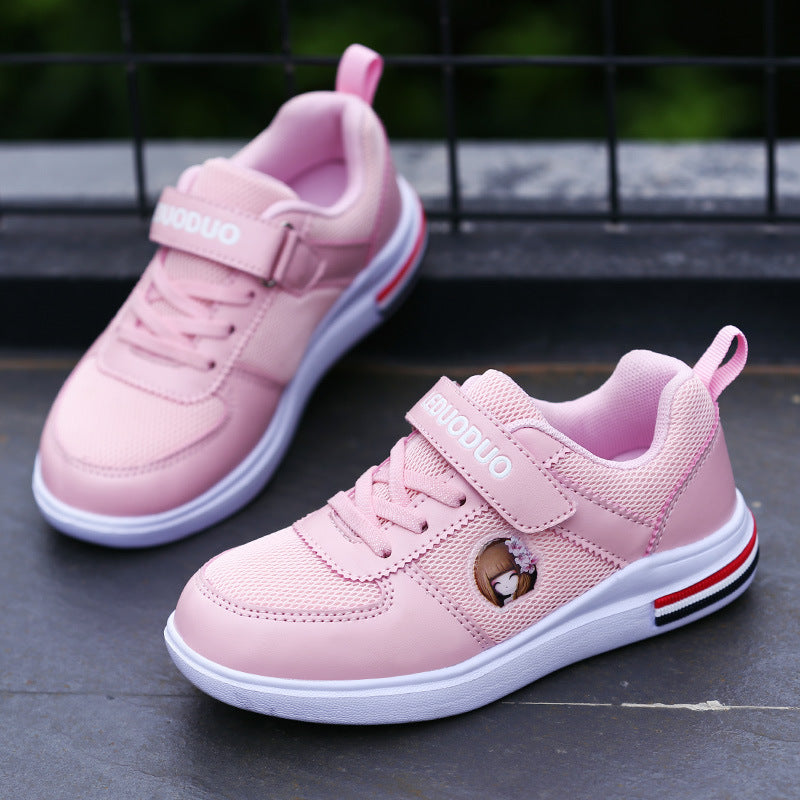 Atmungsaktive Netzschuhe Mädchen Sneakers