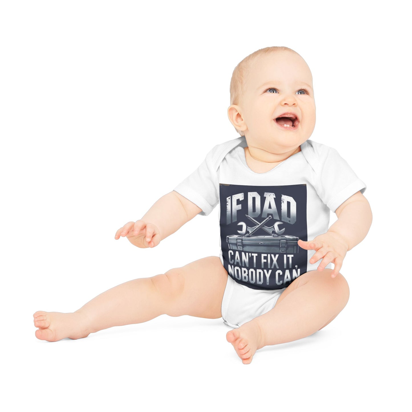 Baby Bodysuit - Special Father's Day Gift Organic Short Sleeve