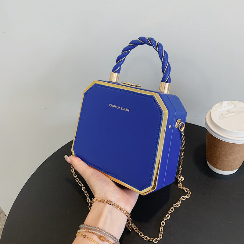 Mini Women's Bag Shoulder Bag Cosmetic Bag Trendy Backpack Lady's Bag Hard Shell Stereotyped Bag