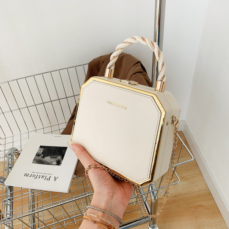 Mini Women's Bag Shoulder Bag Cosmetic Bag Trendy Backpack Lady's Bag Hard Shell Stereotyped Bag
