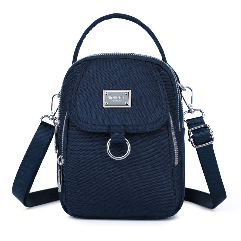 Crossbody Small Square Bag Multi-compartment Mobile Phone Bag