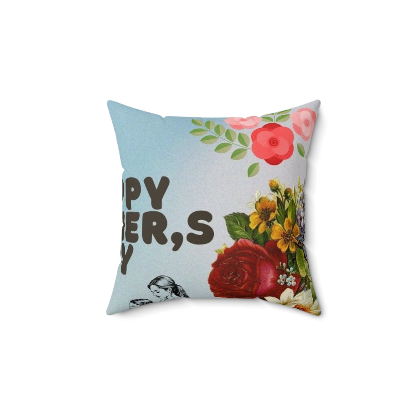 Square Pillow - Happy Mother's Day Design