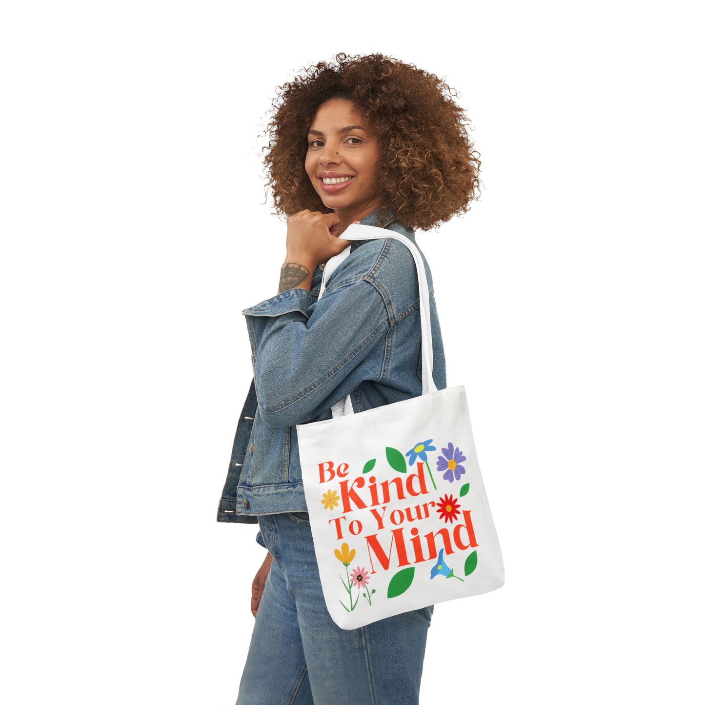 Canvas Tote Bag - Summer Beach Design