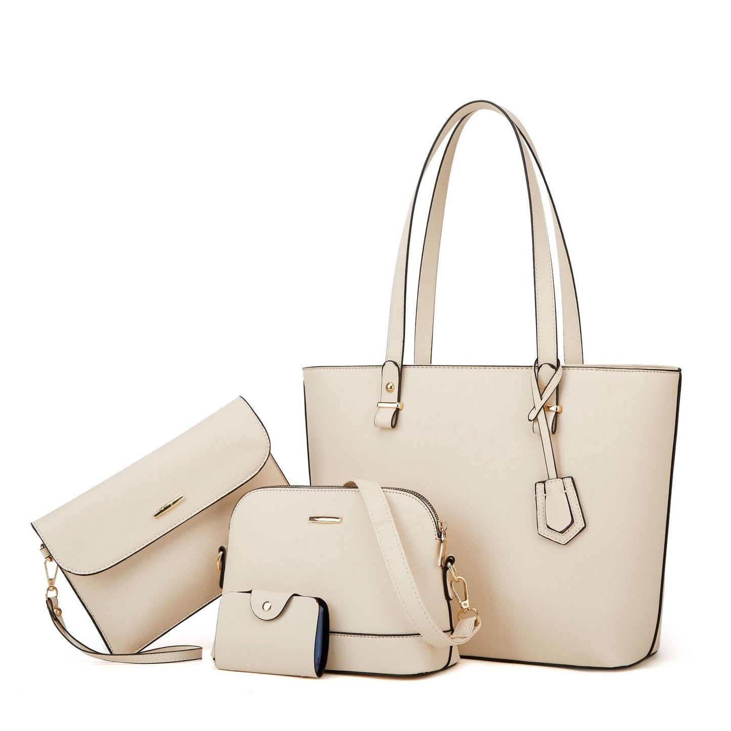 Trendy Damentasche Retro Promi One-Shoulder-Handtasche Neue High Capacity Fashion Cross Vierteiliges Set Muttertasche