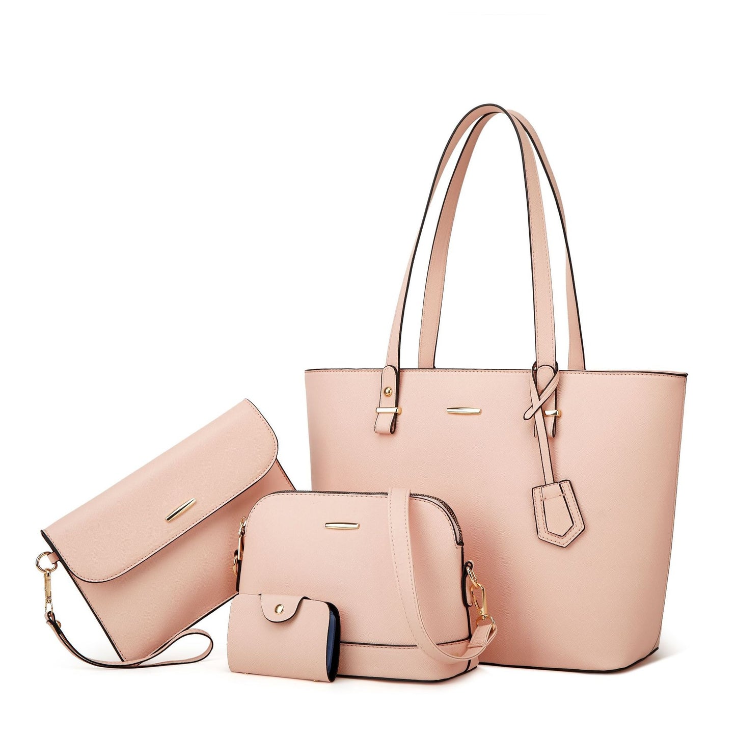 Trendy Damentasche Retro Promi One-Shoulder-Handtasche Neue High Capacity Fashion Cross Vierteiliges Set Muttertasche