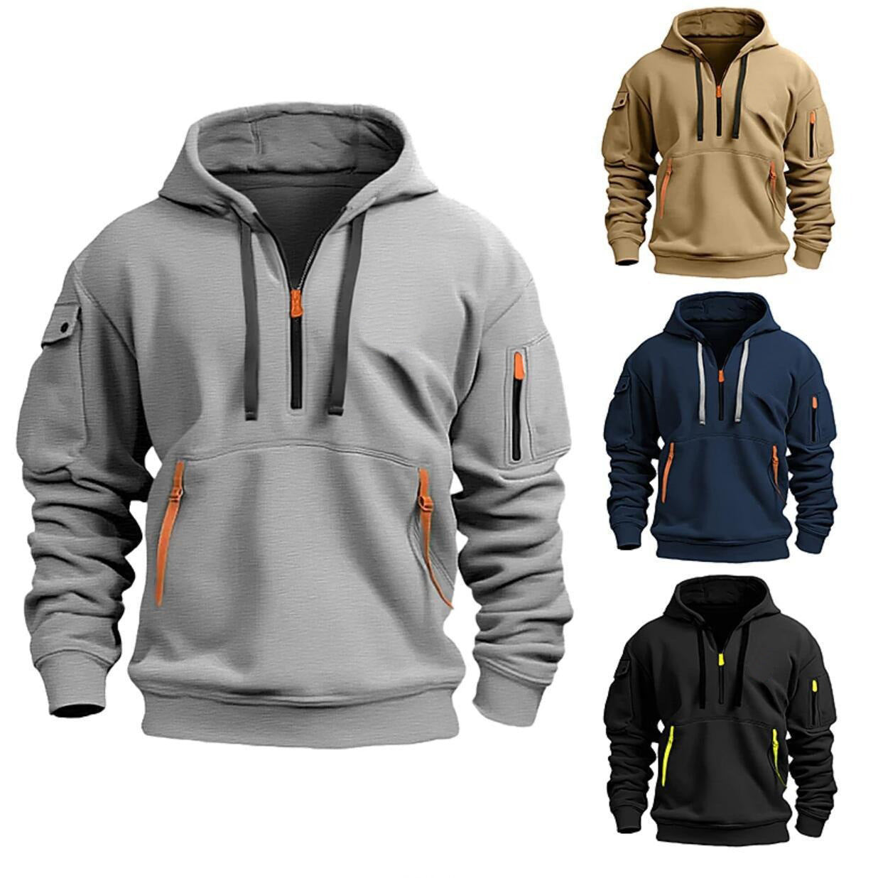 Kapuzenpullover aus Baumwolle mit überschnittenen Schultern für Herren und Damen in Übergröße, lockerer Pullover, modisches Sweatshirt