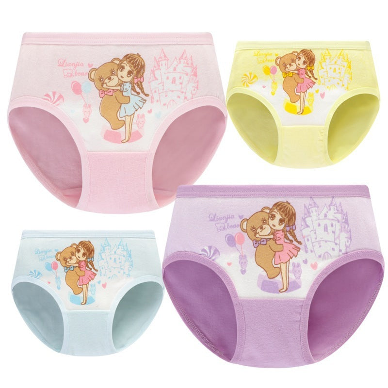 Mädchen Unterwäsche Baumwolle Kinderunterwäsche Baby Slips Kinder Student Shorts