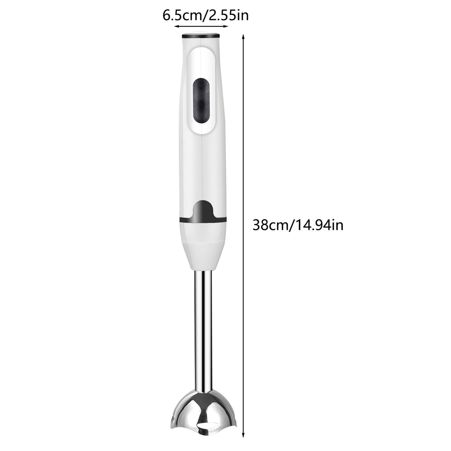 Stabmixer, 400 W, elektrischer Stabmixer, Curry-Püree, Küchenmaschine und Mixer