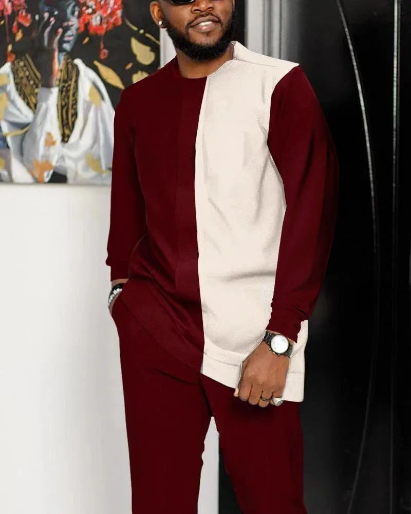 New Men's Casual 3D Sweater Walking Suit