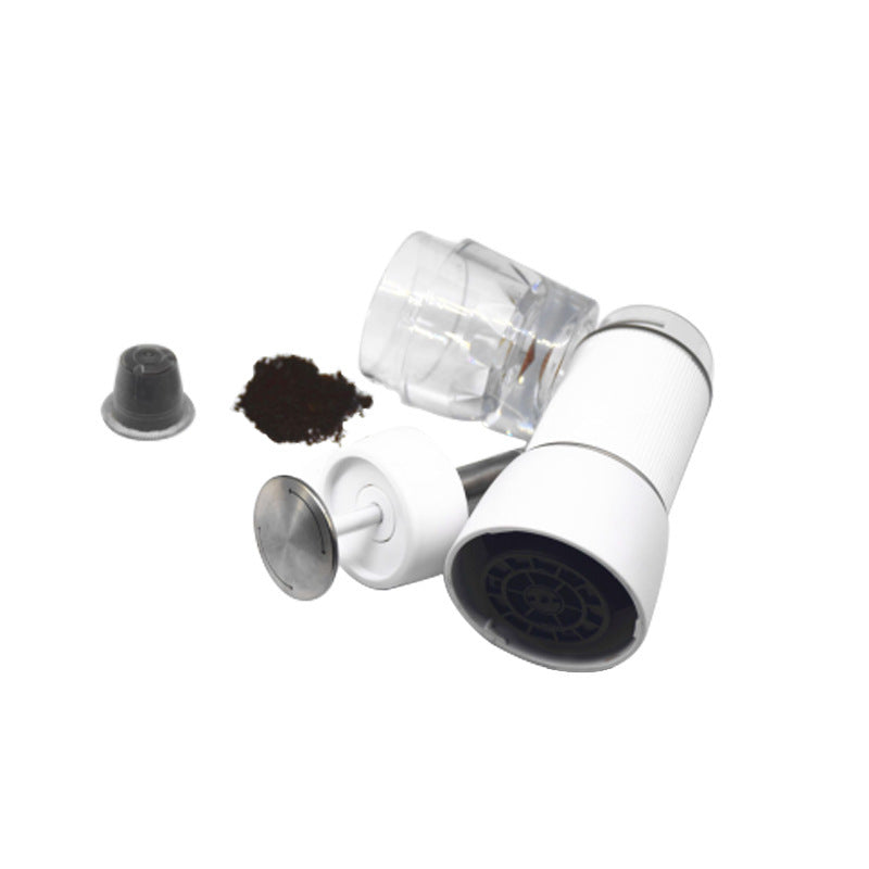 3-in-1 Manual Coffee Maker | Nespresso & Ground Coffee | No Electricity Needed.