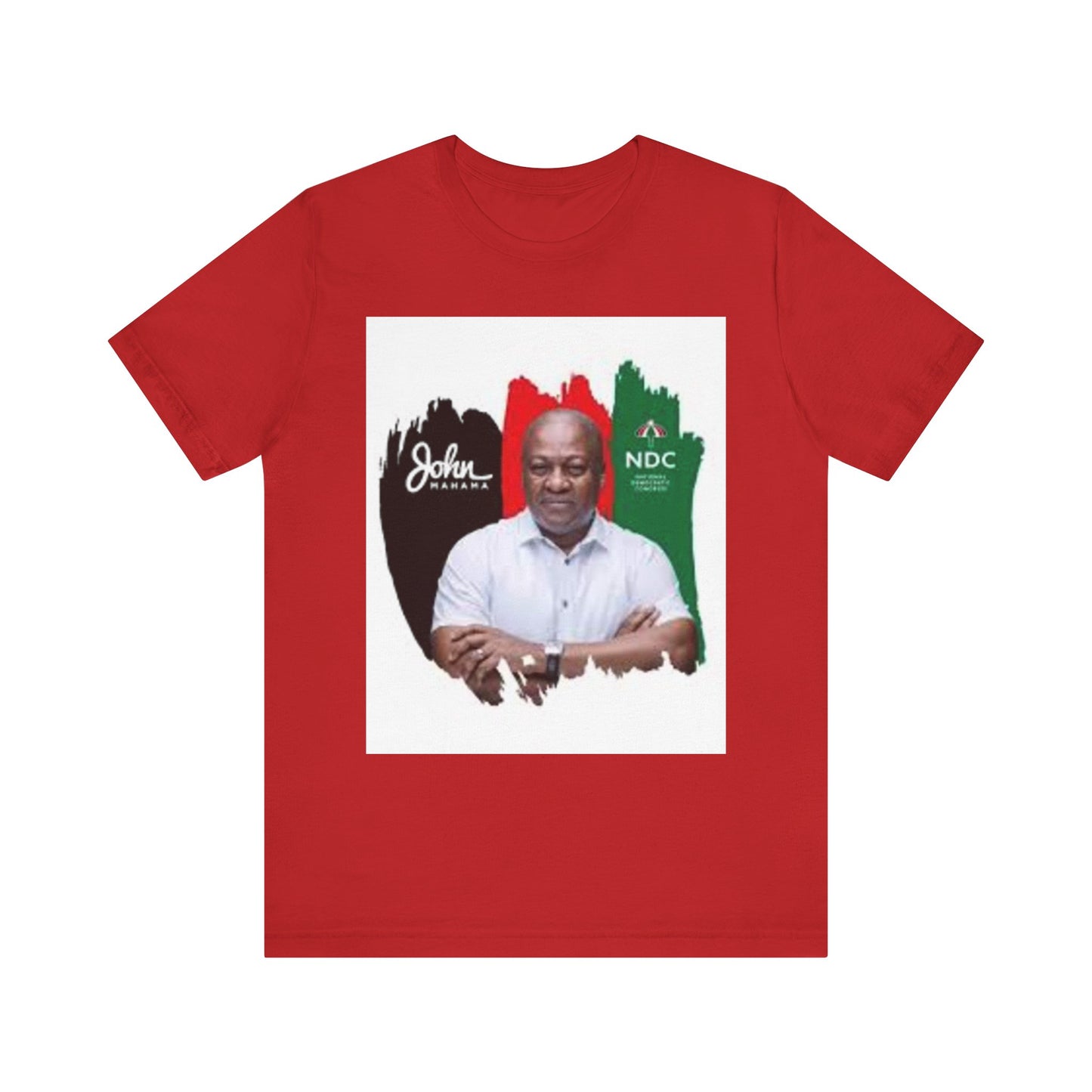 T-Shirt - JOHN DRAMANI MAHAMA NDC 24 economy Unisex Jersey Short Sleeve Tee