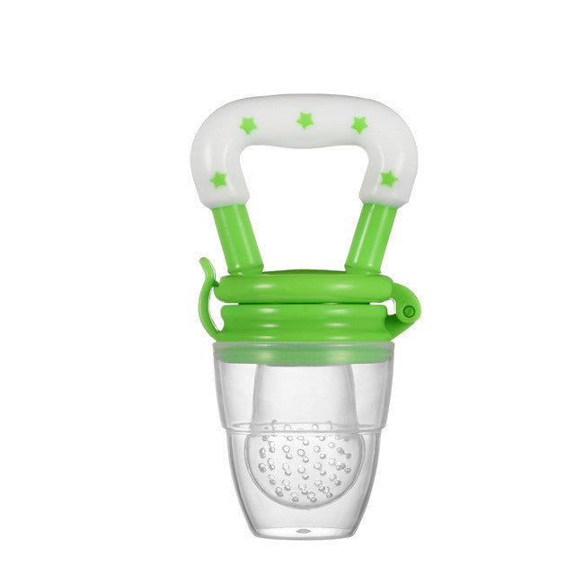 Baby Food Feeder with Pacifier Clip Holder Infant Baby Teether Fruit Feeder Pacifier Infant Food Pacifier Silicone Teething Toys
