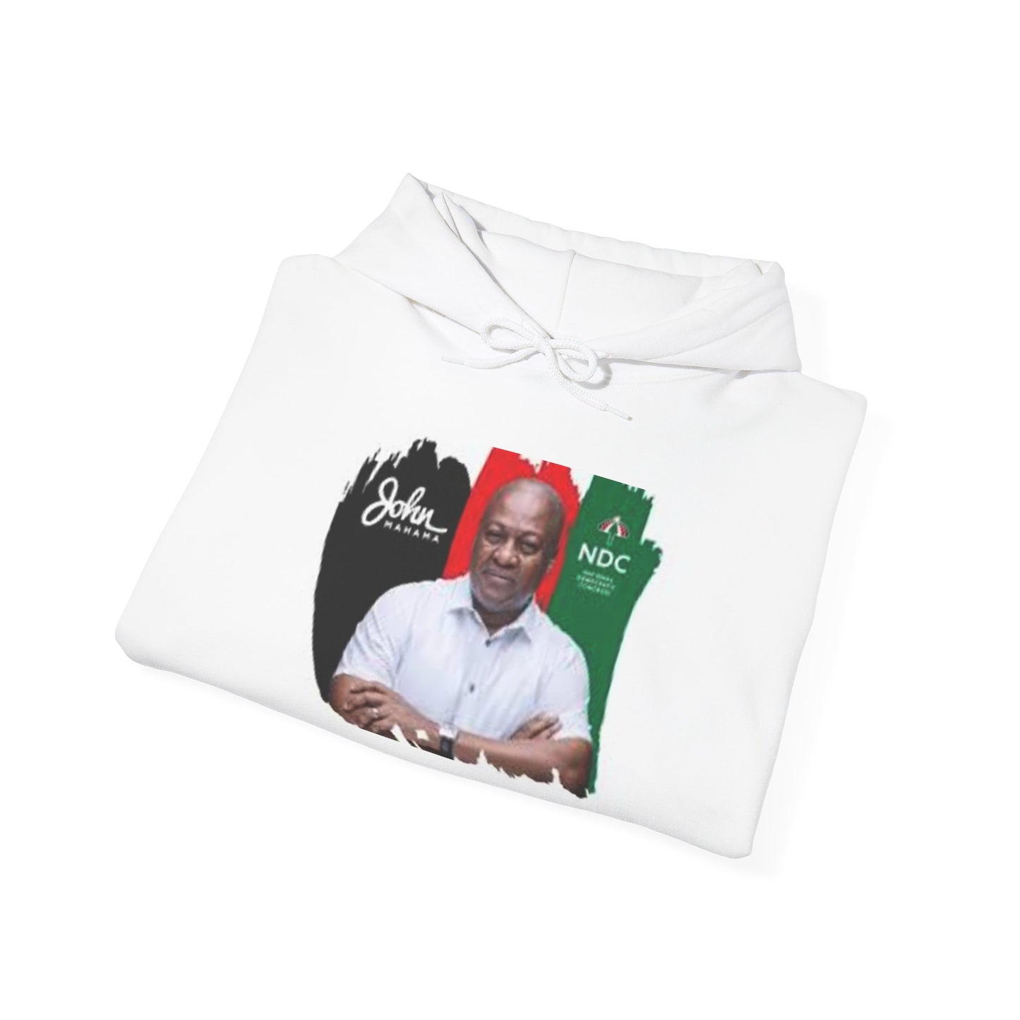 Hooded Sweatshirt - John Dramani Mahama NDC 24 Economy Political Supporters Apparel