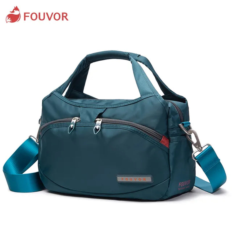 2023 New Fashion Oxford Handbag for Women Nylon Large Capacity Canvas Bag Female Shoulder Messenger Bag 2587-10