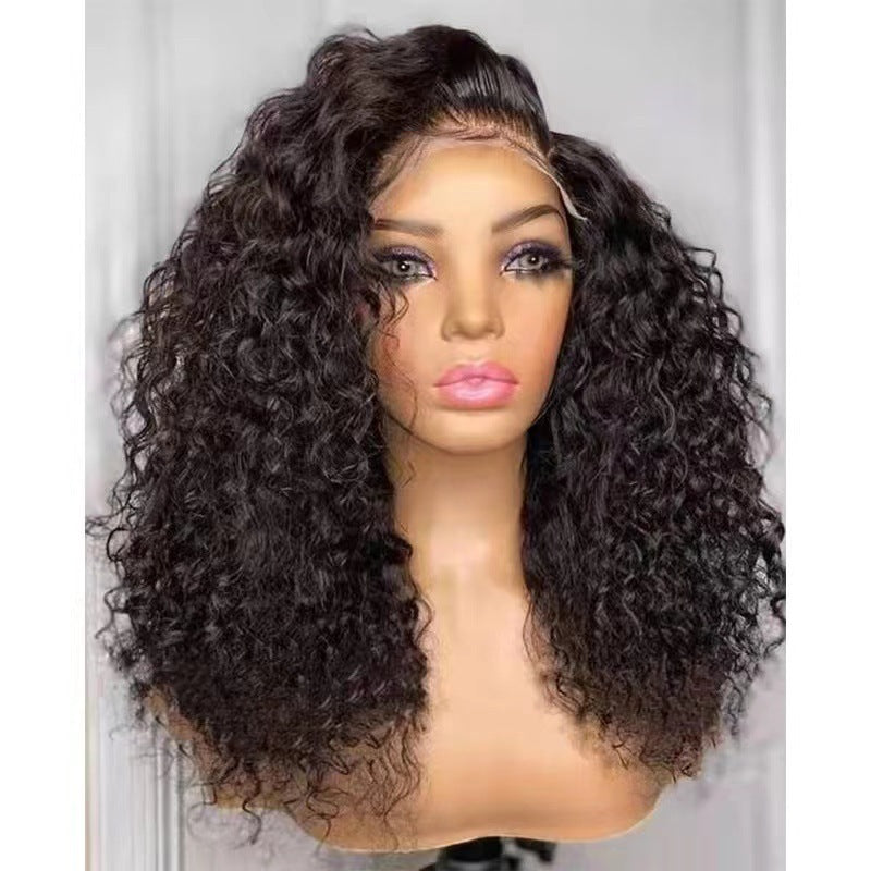 Former Lace Wig European And American Wig Female Long Curly Hair