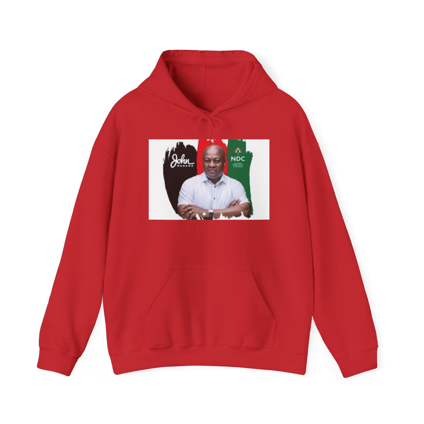 Hooded Sweatshirt - John Dramani Mahama NDC 24 Economy Political Supporters Apparel