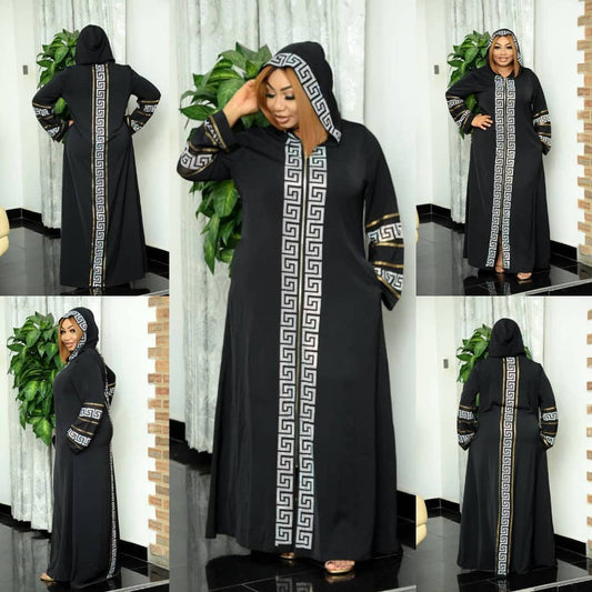 African National Costume Swing Dress Muslim Style Robe