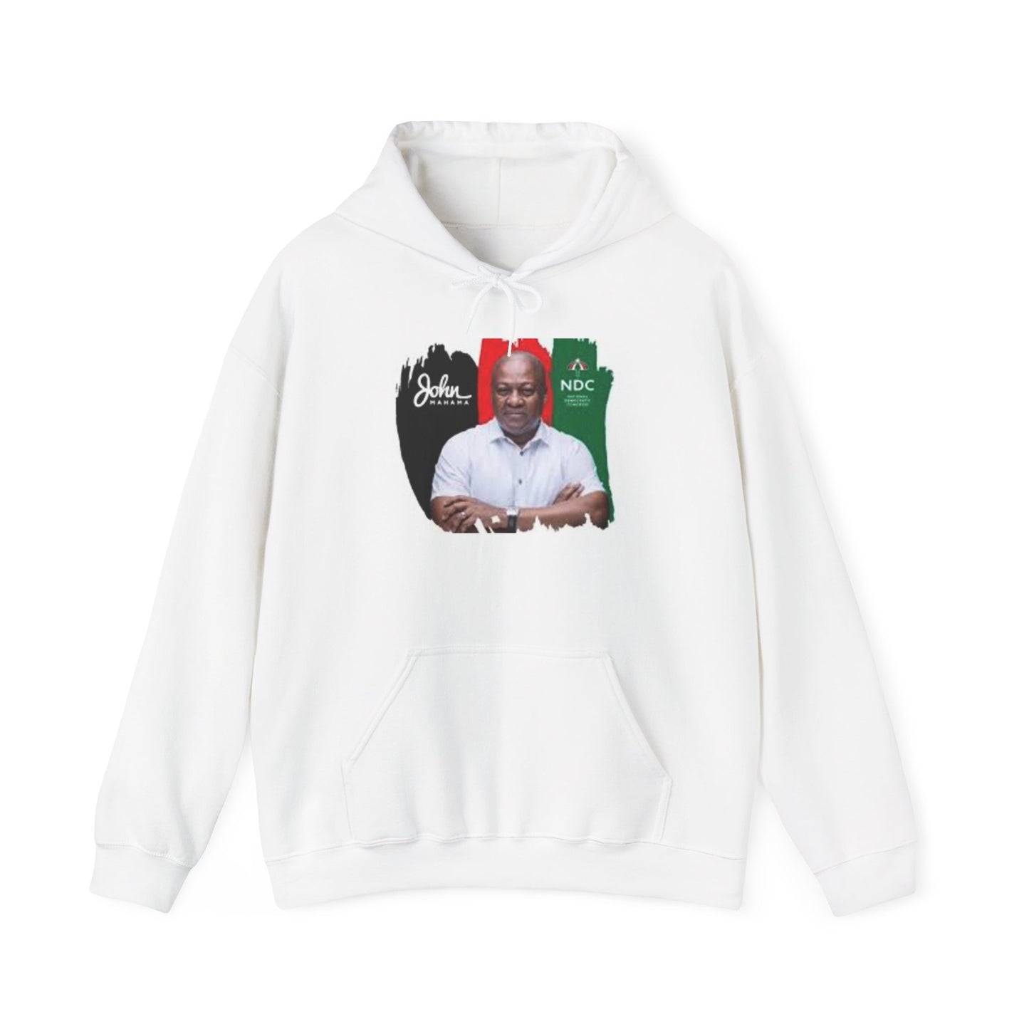 Hooded Sweatshirt - John Dramani Mahama NDC 24 Economy Political Supporters Apparel