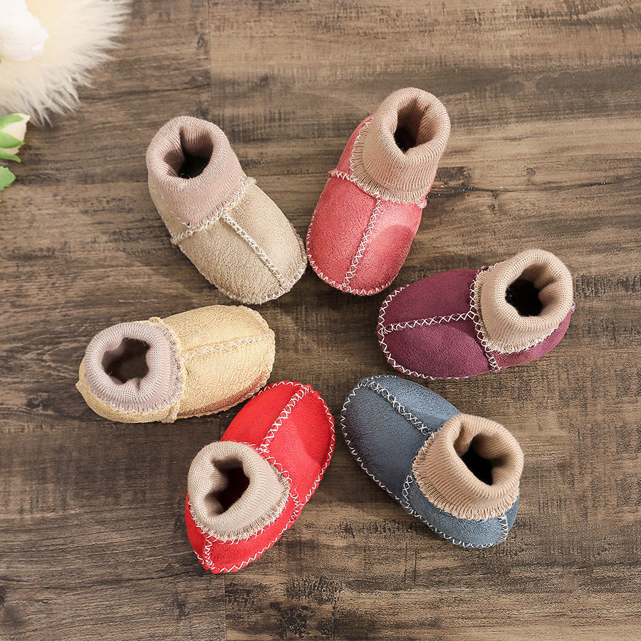 Baby Shoes Toddler Shoes Baby Shoes Sheepskin Leather Shoes