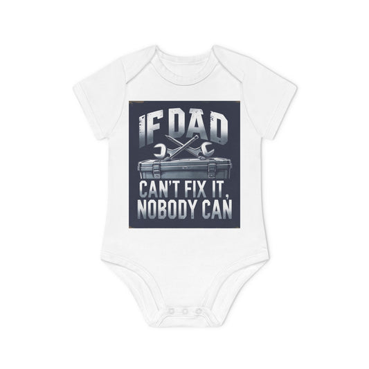 Baby Bodysuit - Special Father's Day Gift Organic Short Sleeve
