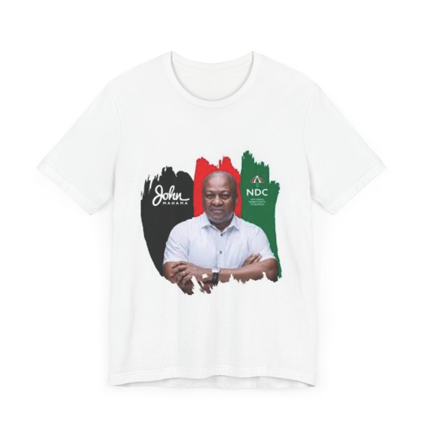 T-Shirt - JOHN DRAMANI MAHAMA NDC 24 economy Unisex Jersey Short Sleeve Tee