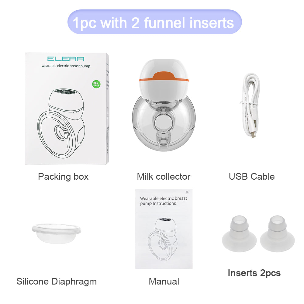 Wearable Electric Breast Pump For Postpartum  Pumping Without Hand