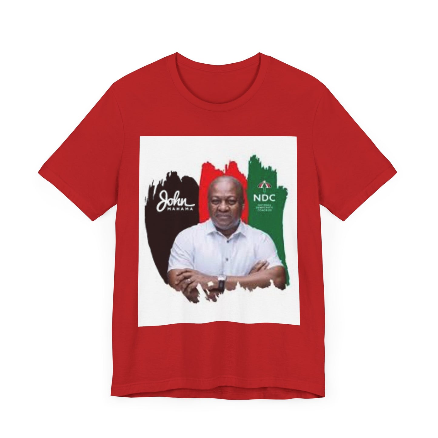 T-Shirt - JOHN DRAMANI MAHAMA NDC 24 economy Unisex Jersey Short Sleeve Tee