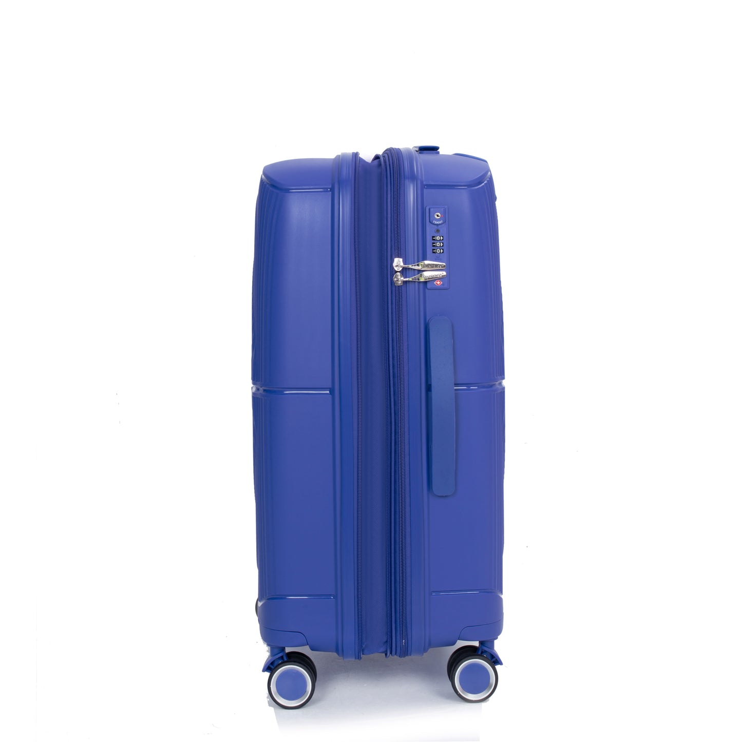 Expandable Hardshell Suitcase Double Spinner Wheels PP Luggage Sets Lightweight Durable ,3-Piece Set (20/24/28) ,Navy