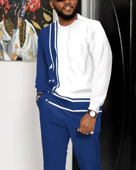 New Men's Casual 3D Sweater Walking Suit